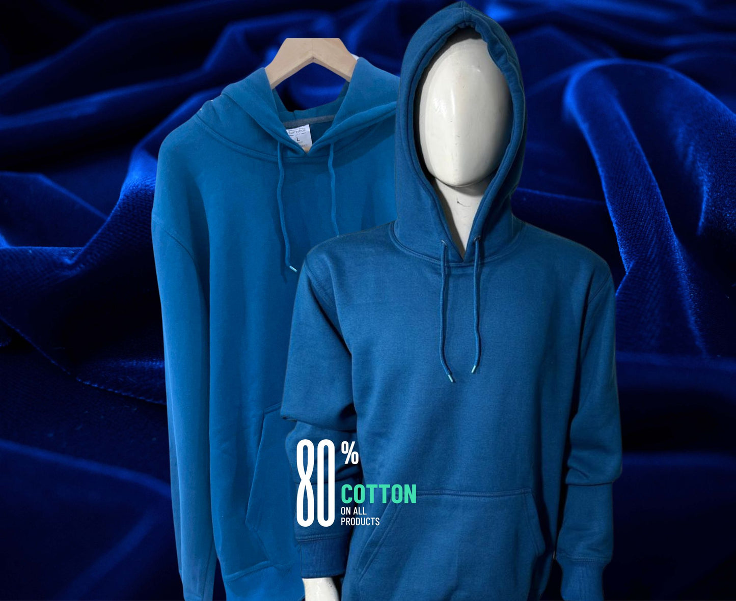 Hoodie - Crimson Blue