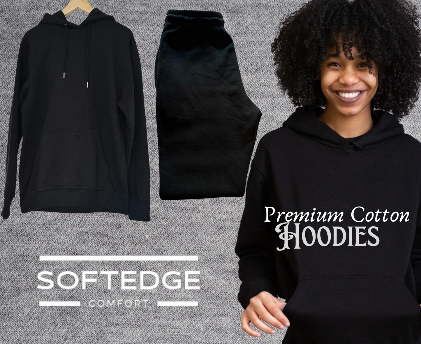 Tracksuit - Black with Slim fit Trousers