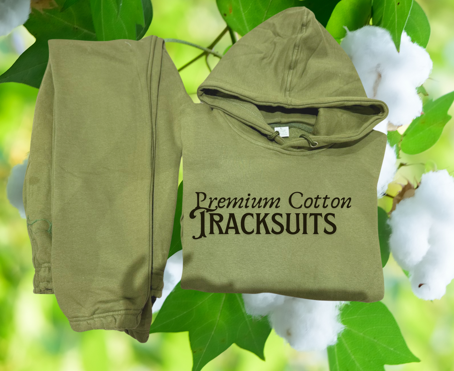 Tracksuit - Rusty Green with Slim fit Trousers